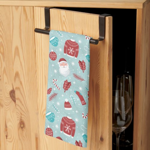 MERRY CHRISTMAS  Cute Winter Holiday Kitchen Towel
