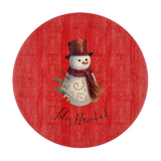 Merry Christmas Cutting Board - Feliz Navidad
