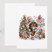 Merry Christmas Dachshund (Front/Back)