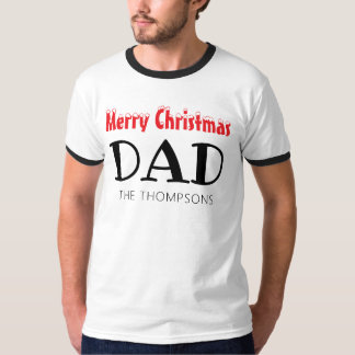 Merry Christmas Dad Family T-Shirt
