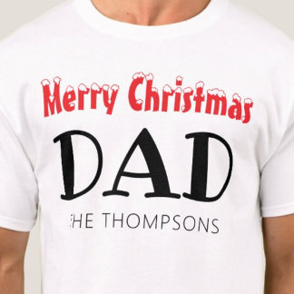 Merry Christmas Dad Family T-Shirt