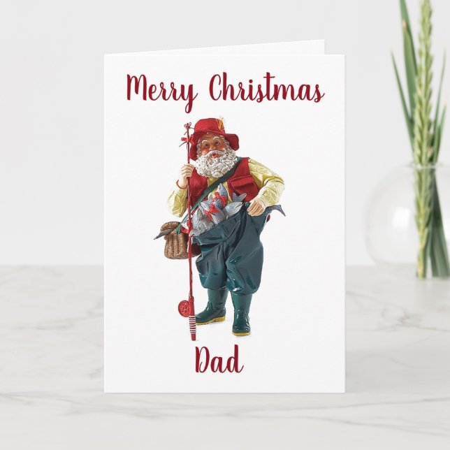 MERRY CHRISTMAS **DAD** HOLIDAY CARD (Front)