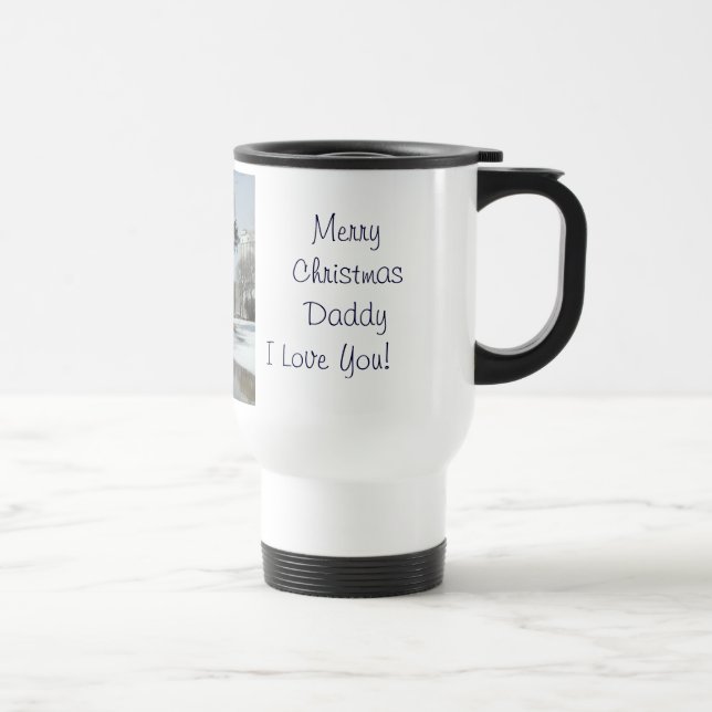 Merry Christmas Daddy - I Love You Travel Mug (Right)