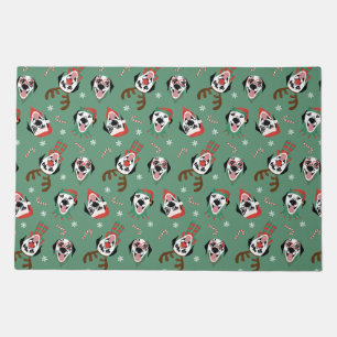Merry Christmas Dalmatian Dogs Doormat