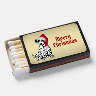 Merry Christmas Dalmatian Matchboxes