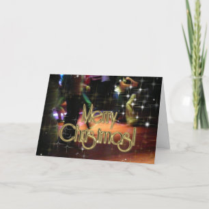 Merry Christmas Dancers PERSONALIZED Holiday Card