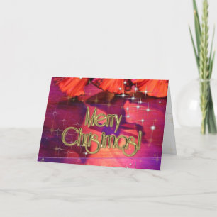 Merry Christmas Dancers PERSONALIZED Holiday Card