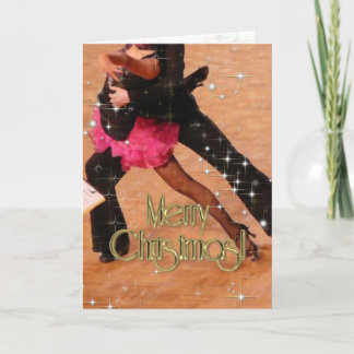 Merry Christmas Dancers PERSONALIZED Holiday Card