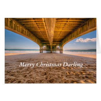 Merry Christmas Darling Greeting Cards | Zazzle