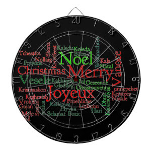 Merry Christmas Dart Board