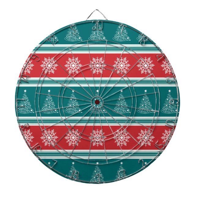 Merry Christmas Dartboard With Darts (Front)