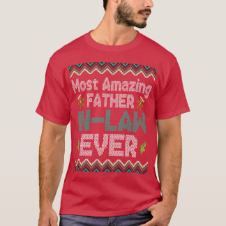 Merry Christmas Day Me You Father In Law family T-Shirt