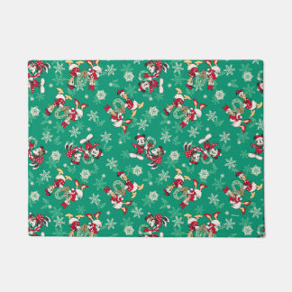Merry Christmas | Deck the Halls Mickey & Donald Doormat