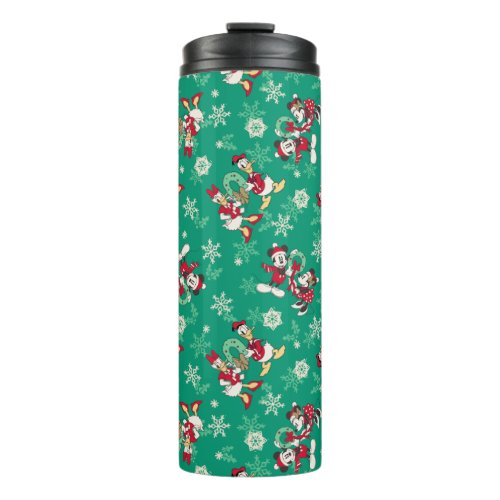 Merry Christmas  Deck the Halls Mickey  Donald Thermal Tumbler