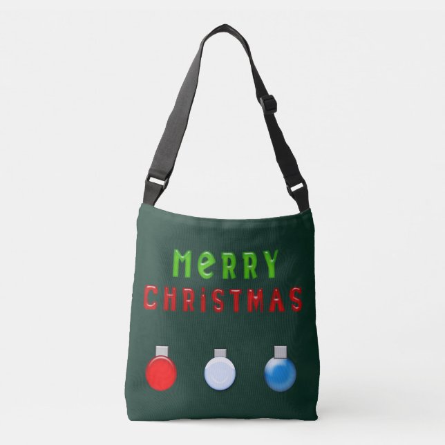 merry Christmas decorations  Crossbody Bag (Front)