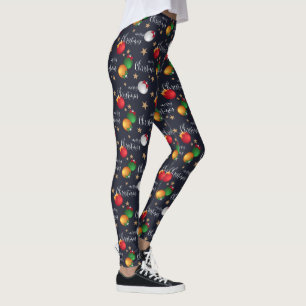 Merry Christmas Decorations Holidays Leggings