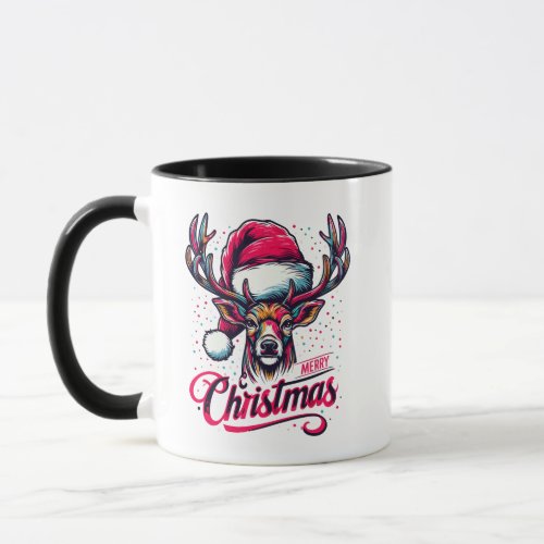 Merry Christmas Deer Mug