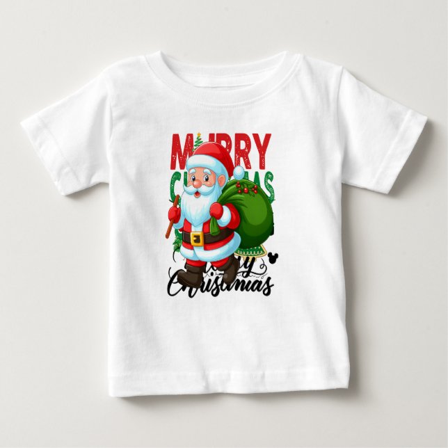Merry Christmas Delivery Baby T-Shirt (Front)