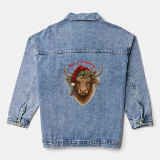 Merry Christmas Denim Jacket