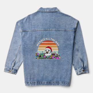 Merry Christmas Denim Jacket