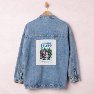 Merry Christmas  Denim Jacket
