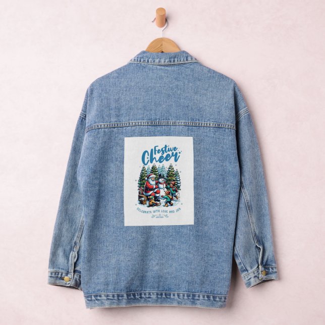 Merry Christmas  Denim Jacket (Hangar)