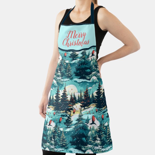 MERRY CHRISTMAS DESIGN  APRON (Insitu)