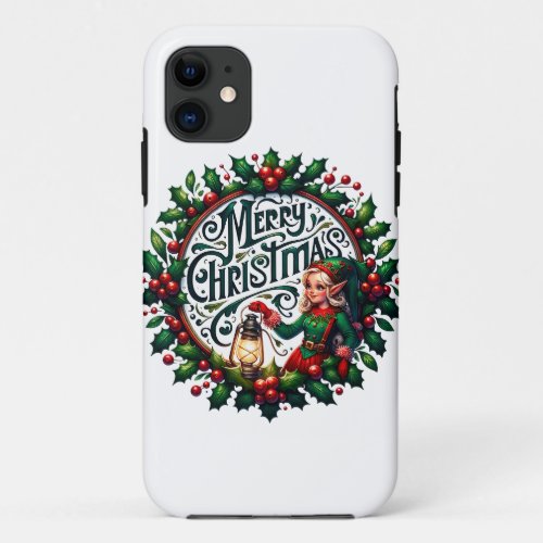 Merry Christmas design Funny Gift for Xmas Lovers iPhone 11 Case