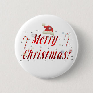 Merry Christmas Design Series Pinback Button