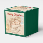 MERRY CHRISTMAS DESIGN TWO KIDS AND A HUG FAVOR BOXES