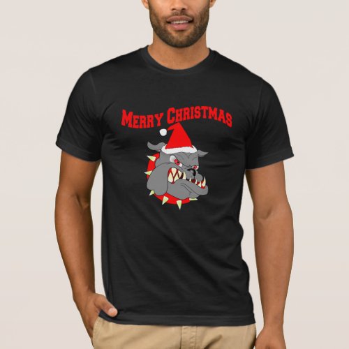 Merry Christmas Devil Dog T_Shirt