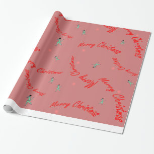 Merry Christmas Dino wrapping paper