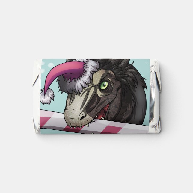 Merry Christmas Dinosaur  Hershey's Miniatures (Front)