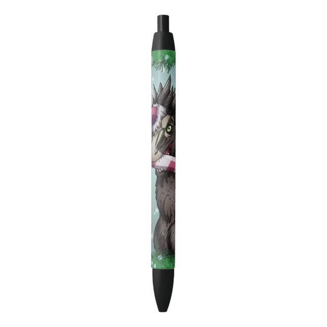 Merry Christmas Dinosaur  Pen (Front Vertical)