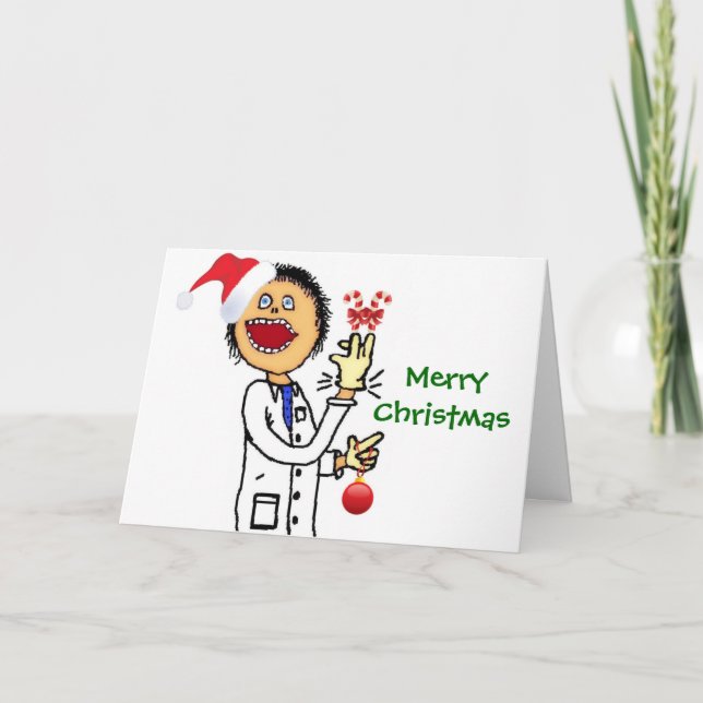 Merry Christmas Doctor Holiday Card (Front)