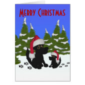 Merry Christmas Dogs Cards (Front)