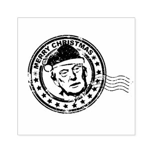 MERRY CHRISTMAS DONALD TRUMP PRESIDENT 2020 RUBBER STAMP