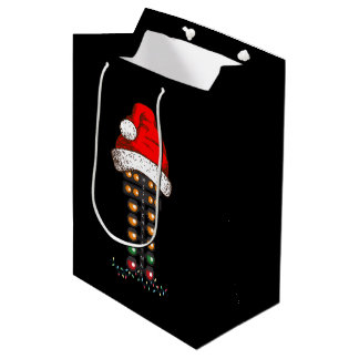 Merry Christmas Drag Racing Christmas Tree Medium Gift Bag