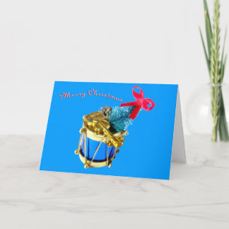 Merry Christmas Drum Holiday Card