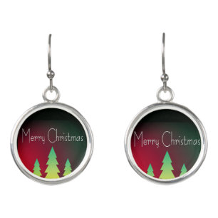 merry christmas earrings