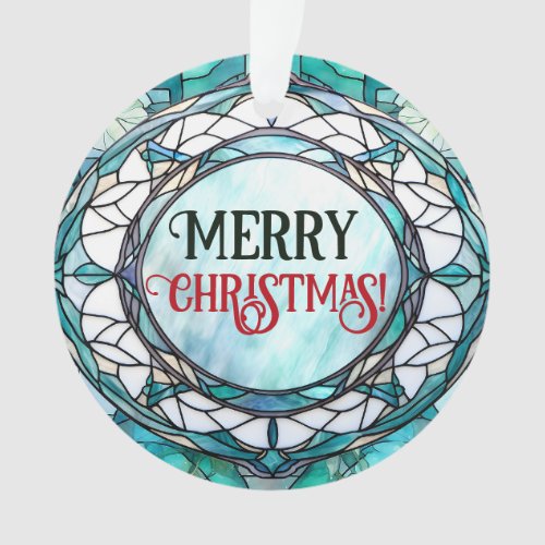 Merry Christmas Editable Slogan Ornament