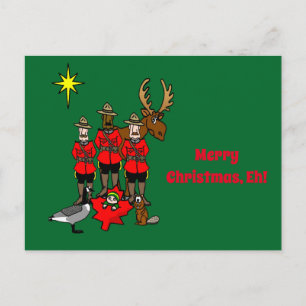 Merry Christmas Eh! Postcard