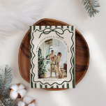 Merry Christmas Elegant Bow Photo Holiday Card<br><div class="desc">Merry Christmas Elegant Bow Photo Holiday Card</div>