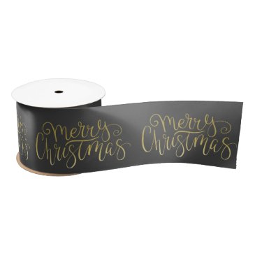 Merry Christmas Elegant Gold Script Typography