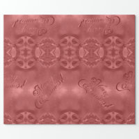 Merry Christmas Rose Gold Glitter Script Elegant Wrapping Paper | Zazzle