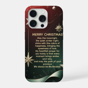 Merry Christmas elegant Stars & Festive  iPhone 15 Pro Case