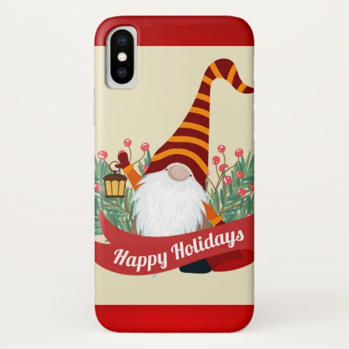 Merry Christmas Elf iPhone X Case