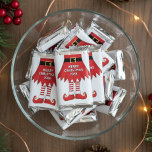 Merry Christmas Elf Holiday Red Hershey&#39;s Miniatures