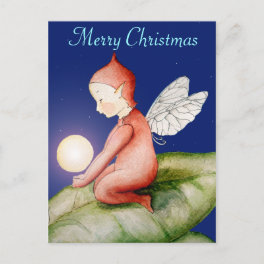 Merry Christmas Elf Postcard