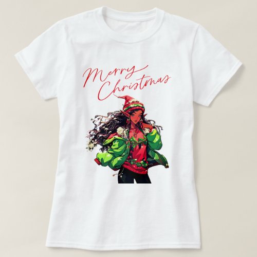 Merry Christmas Elf T_Shirt